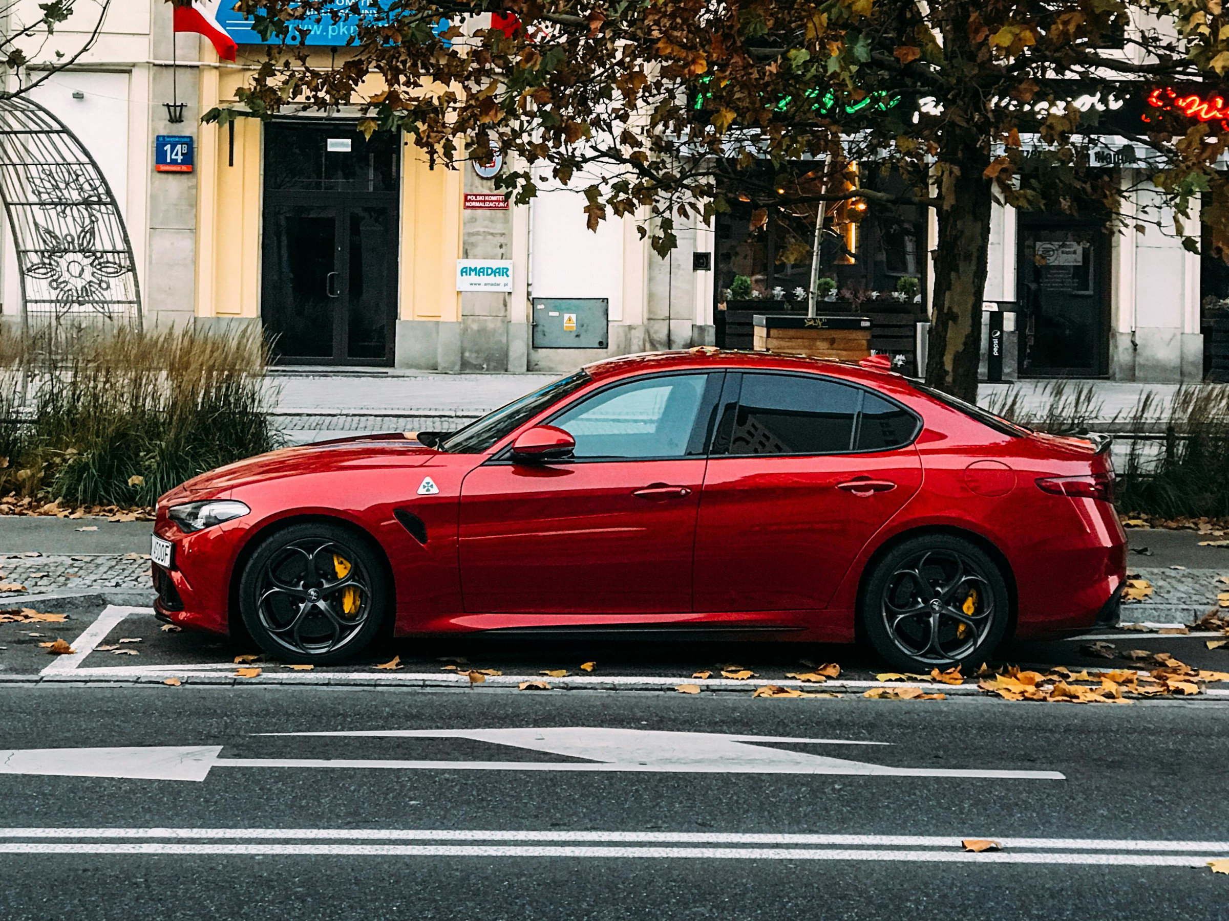 Car with original Monroney window sticker