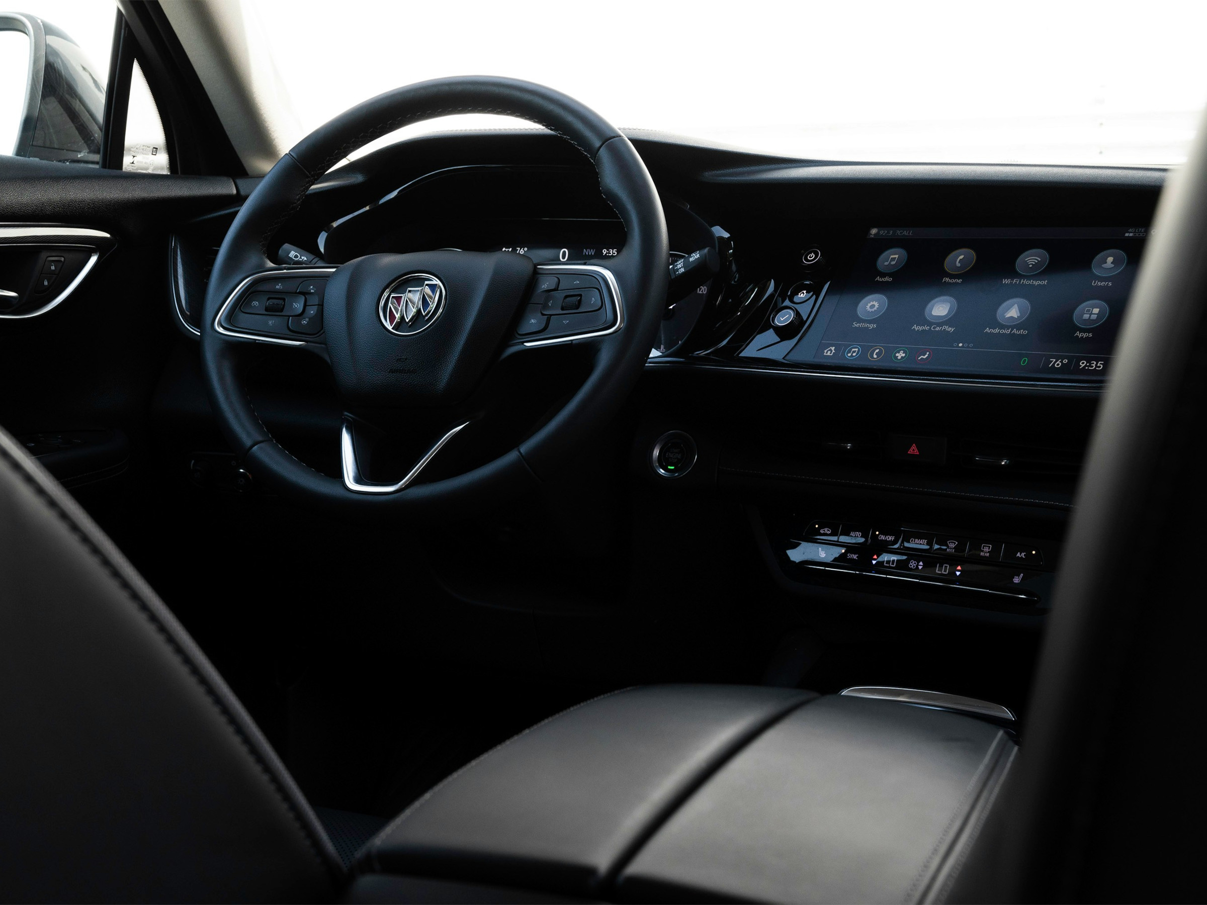 Car with original Monroney window sticker