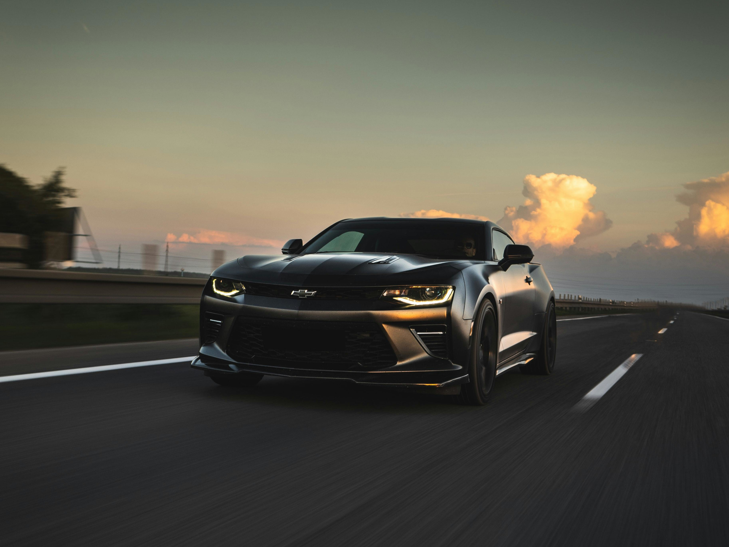 Car with original Monroney window sticker